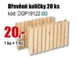 EVA Dřevěné kolíčky nabídka