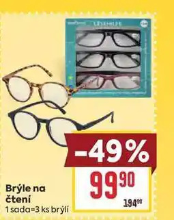 Billa Brýle na čtení nabídka
