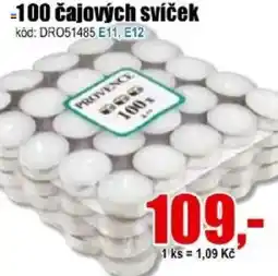 EVA Provence čajových svíček nabídka