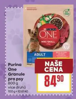 Billa Purina One Granule pro psy nabídka