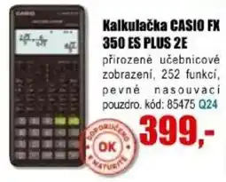 EVA Casio kalkulačka fx 350 es plus 2e nabídka