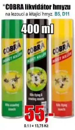 EVA Cobra likvidátor hmyzu nabídka