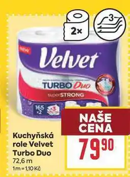 Billa Kuchyňská role Velvet Turbo Duo 72,6 m nabídka