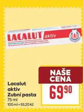 Billa Lacalut aktiv Zubní pasta nabídka