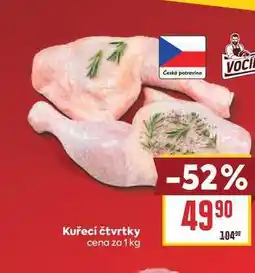 Billa Kuřecí čtvrtky cena za nabídka