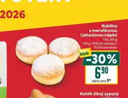 Billa Kobliha s meruňkovou i jahodovou náplní 1ks nabídka