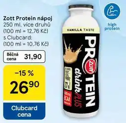Tesco Zott Protein nápoj, 250 ml, více druhů nabídka