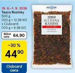 Tesco Tesco Rozinky nabídka