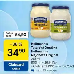 Tesco Hellmann's Tatarská Omáčka nabídka