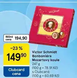 Tesco Victor Schmidt Bonboniéra Mozartovy koule nabídka