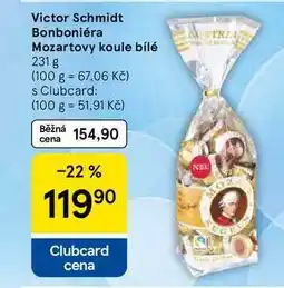 Tesco Victor Schmidt Bonboniéra Mozartovy koule bílé nabídka