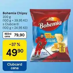 Tesco Bohemia Chipsy nabídka