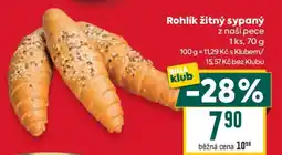 Billa Rohlík žitný sypaný nabídka