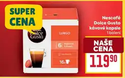 Billa Nescafé Dolce Gusto kávové kapsle nabídka