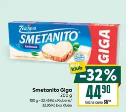 Billa Zelatava Smetanito Giga nabídka