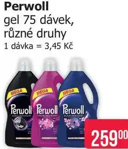 Teta Perwoll prací prostředek 75 dávek, různé druhy nabídka