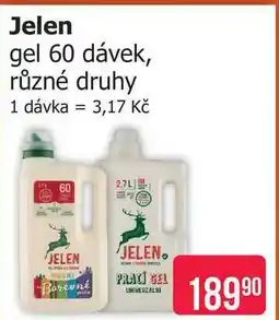 Teta Jelen gel 60 dávek, různé druhy nabídka