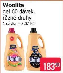 Teta Woolite gel 60 dávek, různé druhy nabídka
