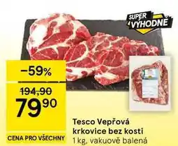 Tesco Tesco Vepřová krkovice bez kosti nabídka
