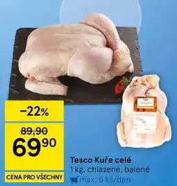 Tesco Tesco Kuře celé, 1 kg, chlazené, balené nabídka