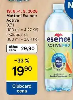Tesco Mattoni Esence Active nabídka