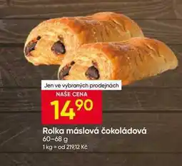 Hruška Rolka máslová čokoládová nabídka