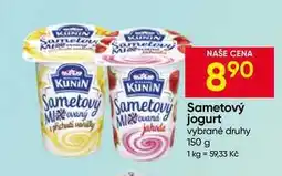 Hruška KUNÍN Sametový jogurt nabídka