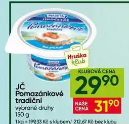 Hruška MADETA Pomazánkové tradiční vybrané druhy nabídka