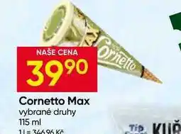 Hruška Cornetto Max vybrané druhy nabídka