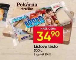 Hruška Hruška Listové těsto nabídka