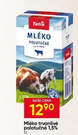Hruška Tatra Mléko trvanlivé polotučné 1,5% nabídka