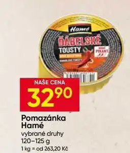 Hruška Pomazánka Hamé vybrané druhy nabídka