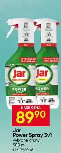 Hruška Jar Power Spray 3v1 vybrané druhy nabídka