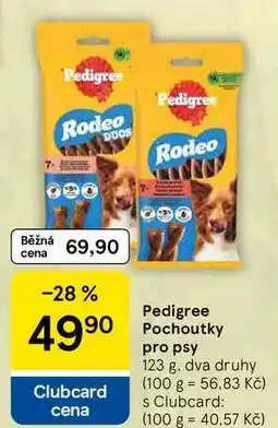 Tesco Pedigree Pochoutky pro psy nabídka