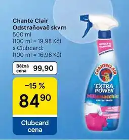 Tesco Chante Clair Odstraňovač skvrn nabídka