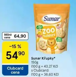 Tesco Sunar Křupky nabídka
