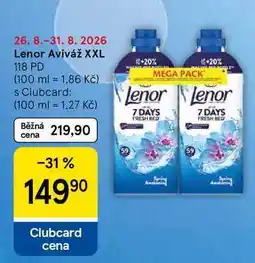 Tesco Lenor Aviváž XXL, 118 PD nabídka
