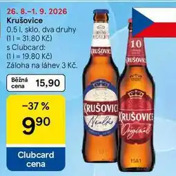 Tesco Krušovice nabídka
