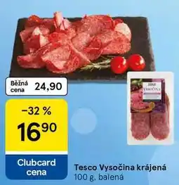 Tesco Tesco Vysočina krájená nabídka