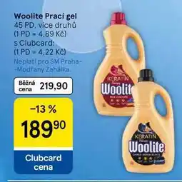 Tesco Woolite Prací gel, 45 PD nabídka