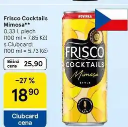 Tesco Frisco Cocktails Mimosa nabídka