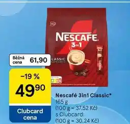 Tesco Nescafé 3in1 Classic nabídka