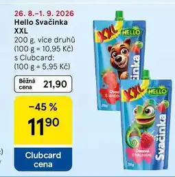 Tesco Hello Svačinka XXL, 200 g, více druhů nabídka