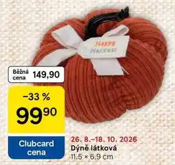 Tesco Dýně látková 11.5 x 6.9 cm nabídka