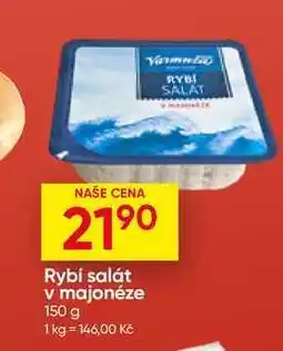 Hruška Rybí salát v majonéze nabídka