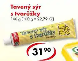 CBA Tavený sýr s tvarůžky nabídka