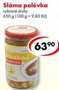 CBA Sláma polévka nabídka