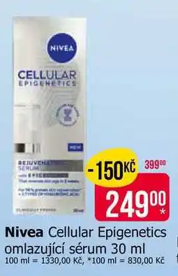 Teta Nivea Cellular Epigenetics omlazující sérum nabídka