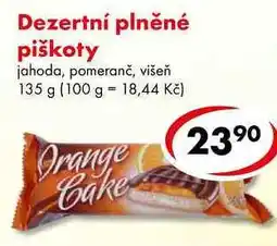 CBA Dezertní plněné piškoty nabídka