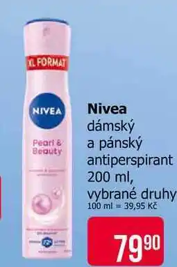 Teta Nivea dámský a pánský antiperspirant nabídka
